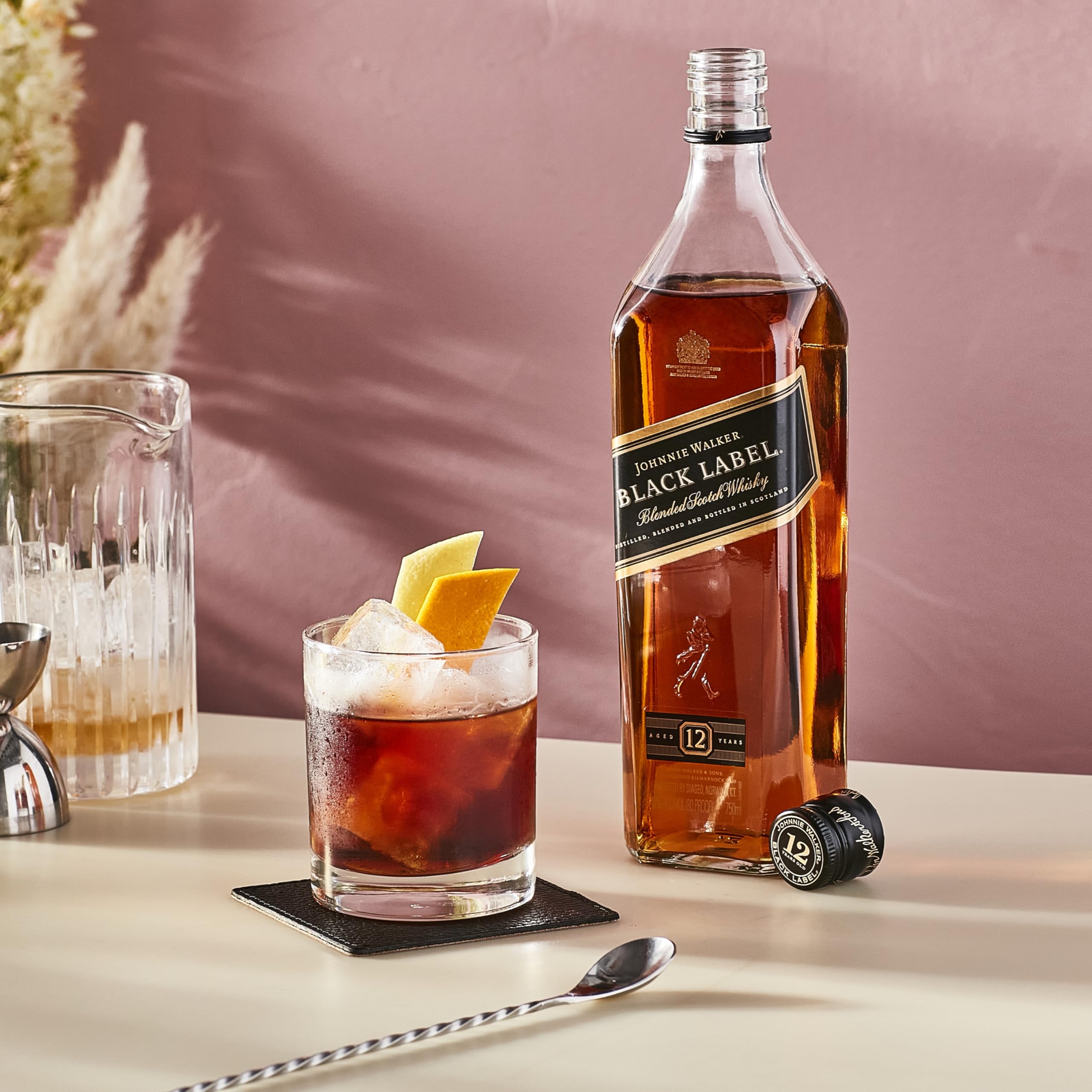 Whisky Johnnie Walker Black Label 12 Anos 1L | Amazon.com.br